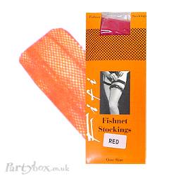 Fishnet stockings - Red