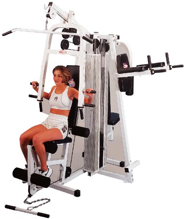 This versatile unit enables the user to carry out various bench presses, incline presses and