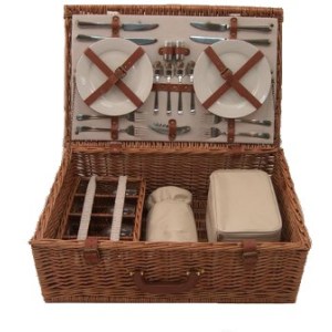 Unbranded Fitted Picnic Basket - 4 person (PN261)