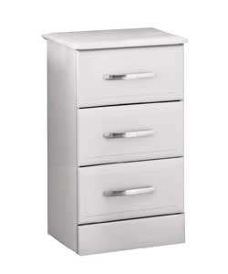 Unbranded Fitted White Bedside Cabinet