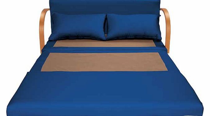 Unbranded Fizz Fabric Sofa Bed - Blue