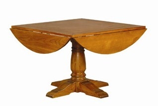 Unbranded FL Lyon Square Extending to Round Dining Table