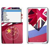 Flag Cover Lapjacks Skin For iPod Video