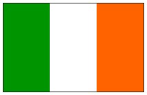 Flag - Eire / Ireland - Polyester 5ftx3ft