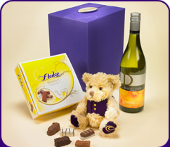 A lovely gift for all occasions.Award winning Deakin Estate Chardonnay complemented by a Cadbury bea