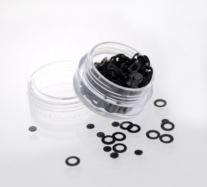 Unbranded Flakes black rings