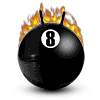 Flaming 8 Ball Oddball
