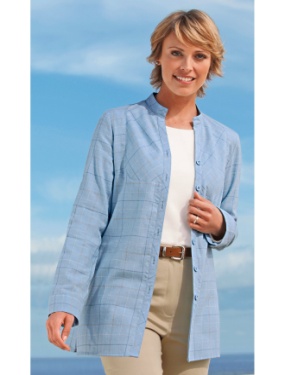 Unbranded Flannel Overblouse