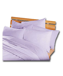 Flannelette Double Sheet Set Lilac