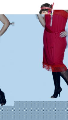 SPECIAL OFFER FLAPPER PEARL NECKLACE *FREE* WITH THIS COSTUME This flapper dress is perfect for any