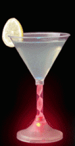 Unbranded Flashing Cocktail Glass