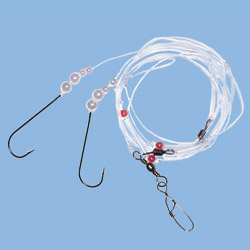 Unbranded Flat Fish Rig - Pearl beads 1/O