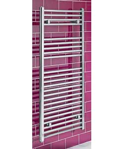 Flat Large Chrome Heated Towel Rail
