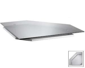 Unbranded Flatline grey glass corner link