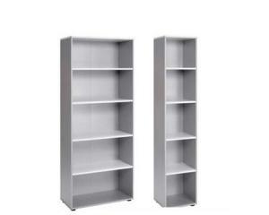 Unbranded Flatline white tall bookcase