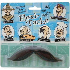 Unbranded Flexible Fancy Dress Moustache