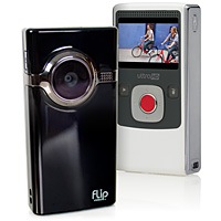 Unbranded Flip HD Digital Video Cameras (Ultra HD - White with FREE Soft Pouch )