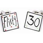 Flirty 30 Cufflinks