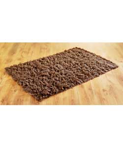 Unbranded Flokati Rug Brown