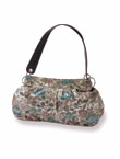 Floral bag with beads trim.