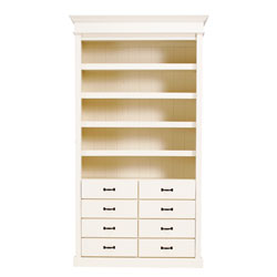 Florida - Bookcase with 8 Drawers
