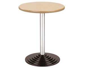 Unbranded Florida black and chrome base bistro table