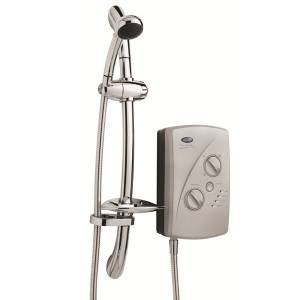 Unbranded Florida Plus 500 9.5kW Matt Silver Electric Shower