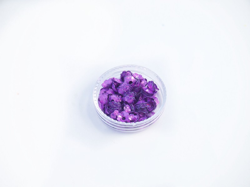 Unbranded Flowers in Purple Metallic