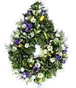 Flowers - Purple & Yellow Teardrop