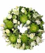 Flowers - White & Green