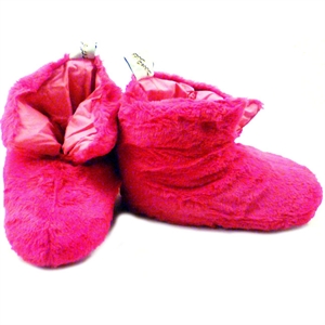 Unbranded Fluffy Boot Slippers - Fuchsia