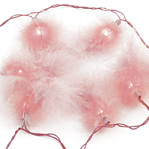 Unbranded Fluffy Pink Fairy Lights