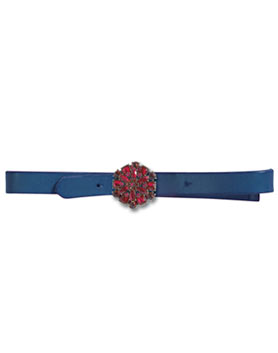 Womens Plain Belt With Brooch Clasp