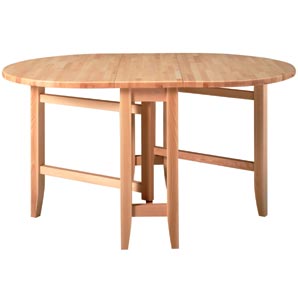 Unbranded Flynn Folding Table, Beech