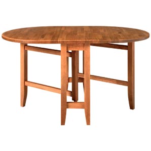 Unbranded Flynn Folding Table, Chestnut
