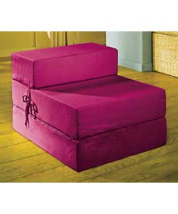 Unbranded Foam Chair Bed Pink