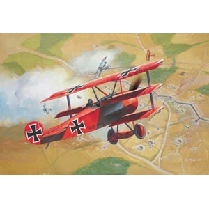 Unbranded Fokker DR. 1 plastic kit 1:72