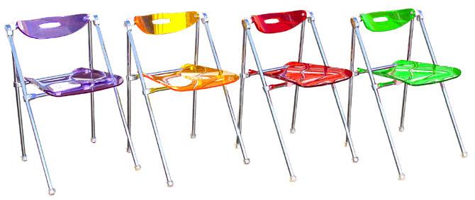 Folding Acrylic Luminous Chair