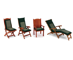 Unbranded Folding Chair Pad green