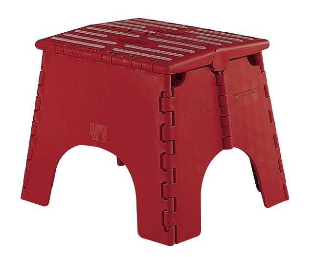 Unbranded Folding Step Stool - Red
