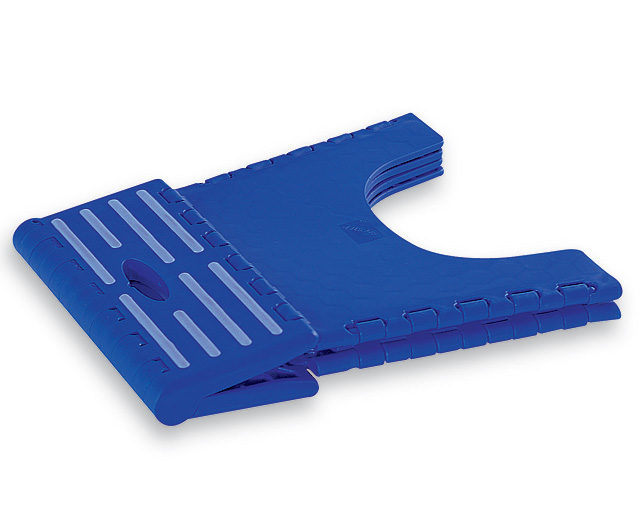 Unbranded Folding Turtle Stool Blue x2