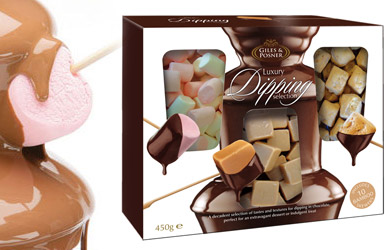 Compiled for fondue dippers worldwide, this selection of luxury dipping items includes Crisp Honeyco