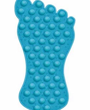 Unbranded Foot Rubber Bath Mat - Blue