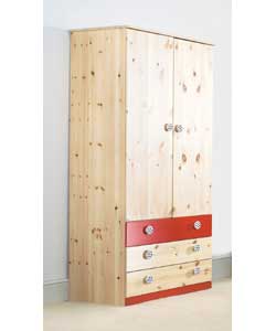 Football 2 Door 3 Drawer Robe