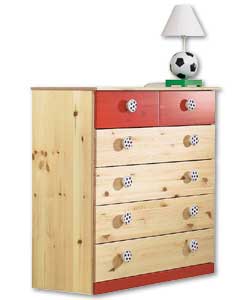 Football 4 plus 2 Drawer Chest