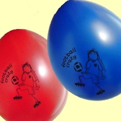 Party Supplies - Football crazy - Bag of 6 balloons