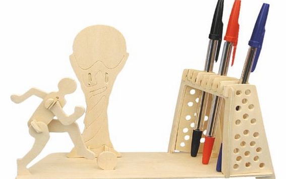 Unbranded Football Pen-Holder - Woodcraft Construction Kit- Quay