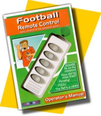 Take charge of the game with this Footie remote control