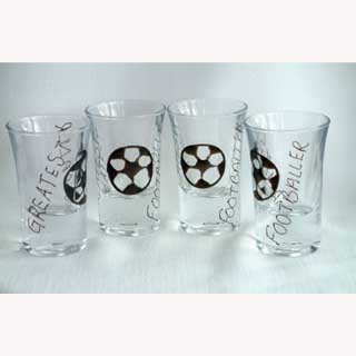 Footballer Shot Glasses