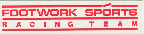 Footwork Sports Racing Team Sticker (14cm x 3cm)